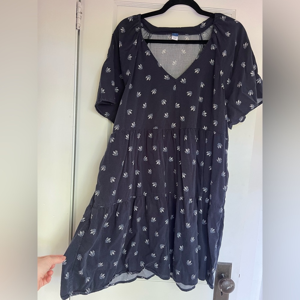 Old Navy Blue V-Neck Sundress